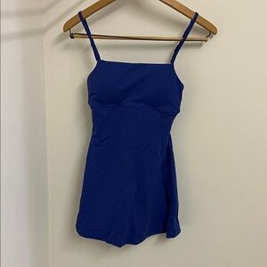 Royal Blue Spaghetti Strap Slip Dress